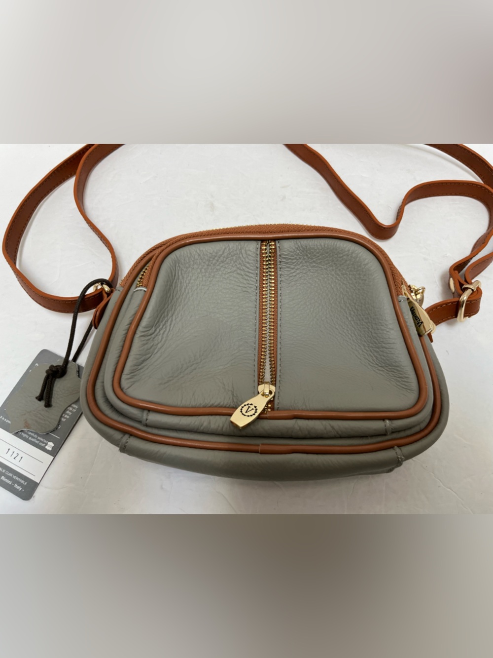 🔆Valentina genuine Leather  crossbody (Made in Italy)